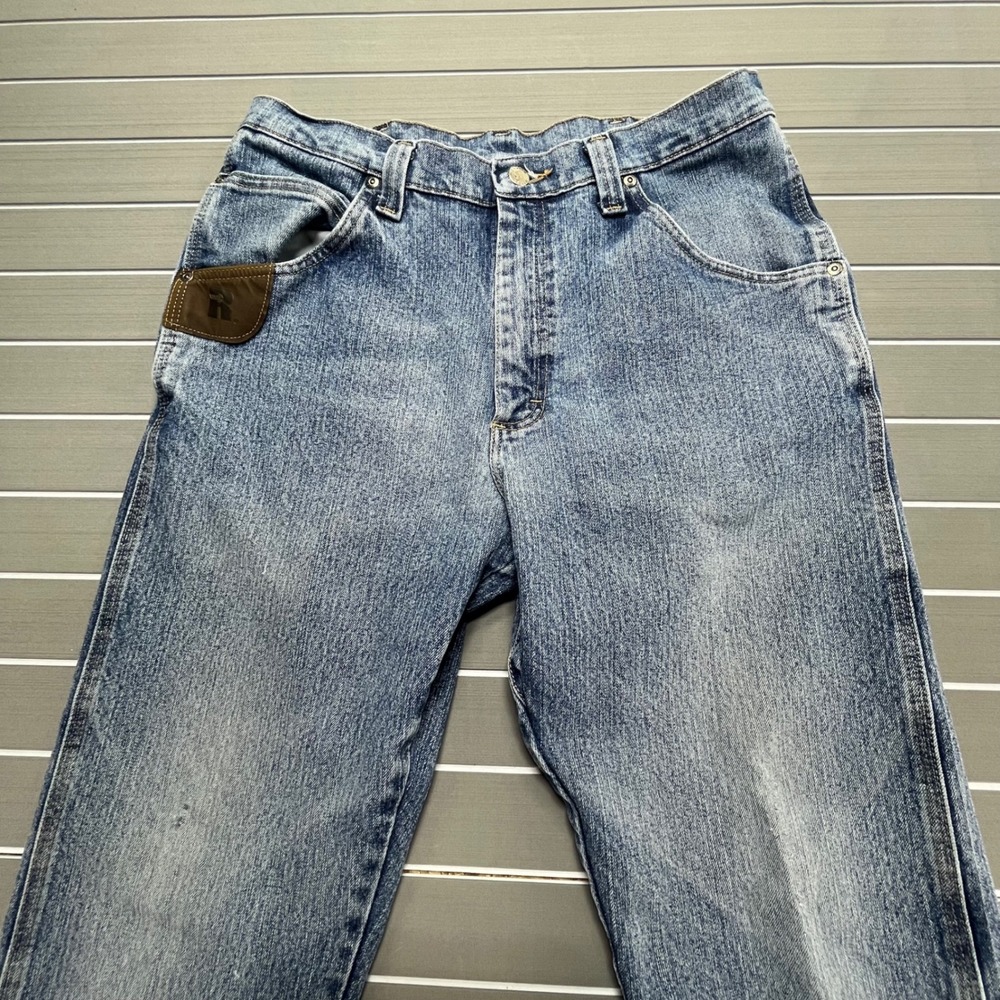 Wrangler Riggs Work Men's‎ Blue Jeans Size 34x36 Straight Leg Classic Fit